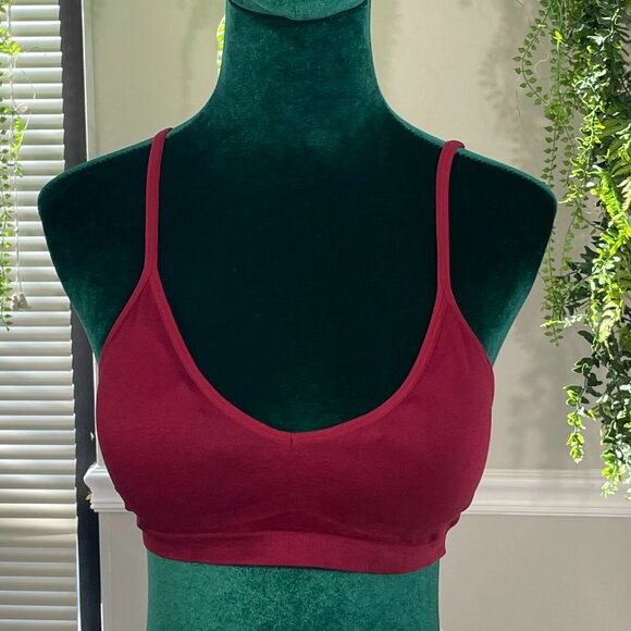 Zenana Outfitters Other - Zeanna Outfitters | Seamless Comfort Wirefree Bralette in Cabernet